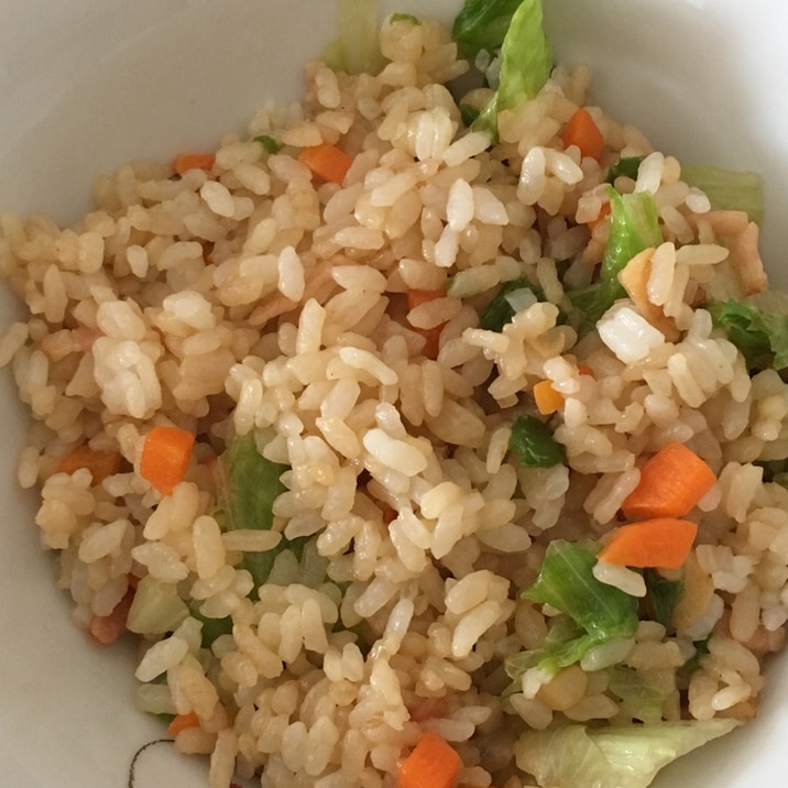 卵なし レタスチャーハン レシピ 作り方 By りみ1617 楽天レシピ 卵なし レタスチャーハン レシピ 作り方 By りみ1617 楽天レシピ